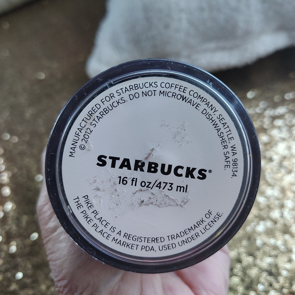 Starbucks Pike Place 16 Oz Metallic Silver Tumbler - Picture 5 of 6